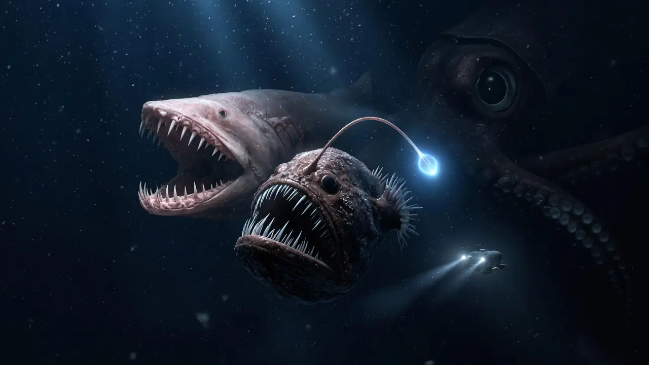 Top 10 Scariest Creatures Living in the Deep Ocean