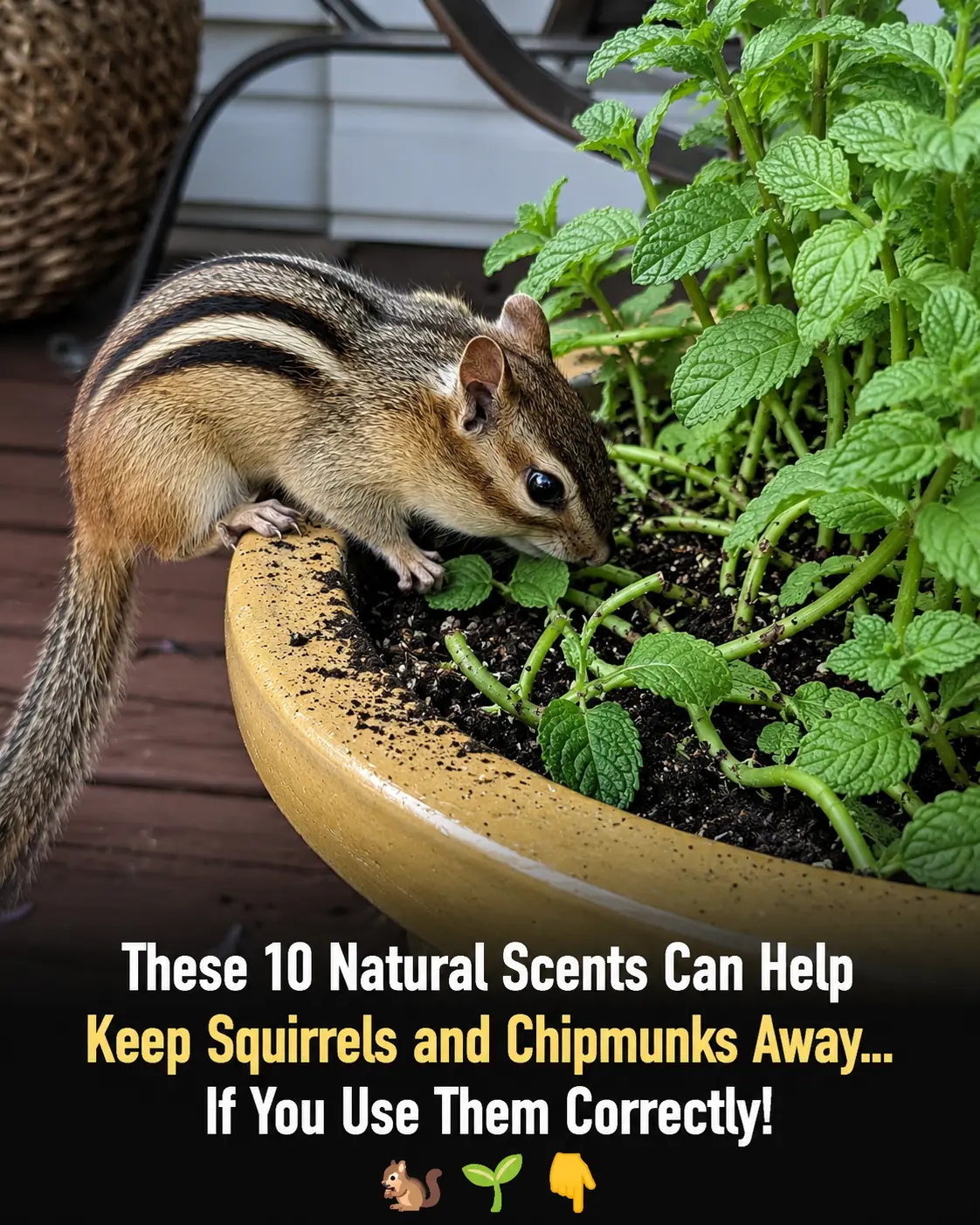 10 Smells Squirrels and Chipmunks Can’t Stand (And How to Use Them in Your Garden)