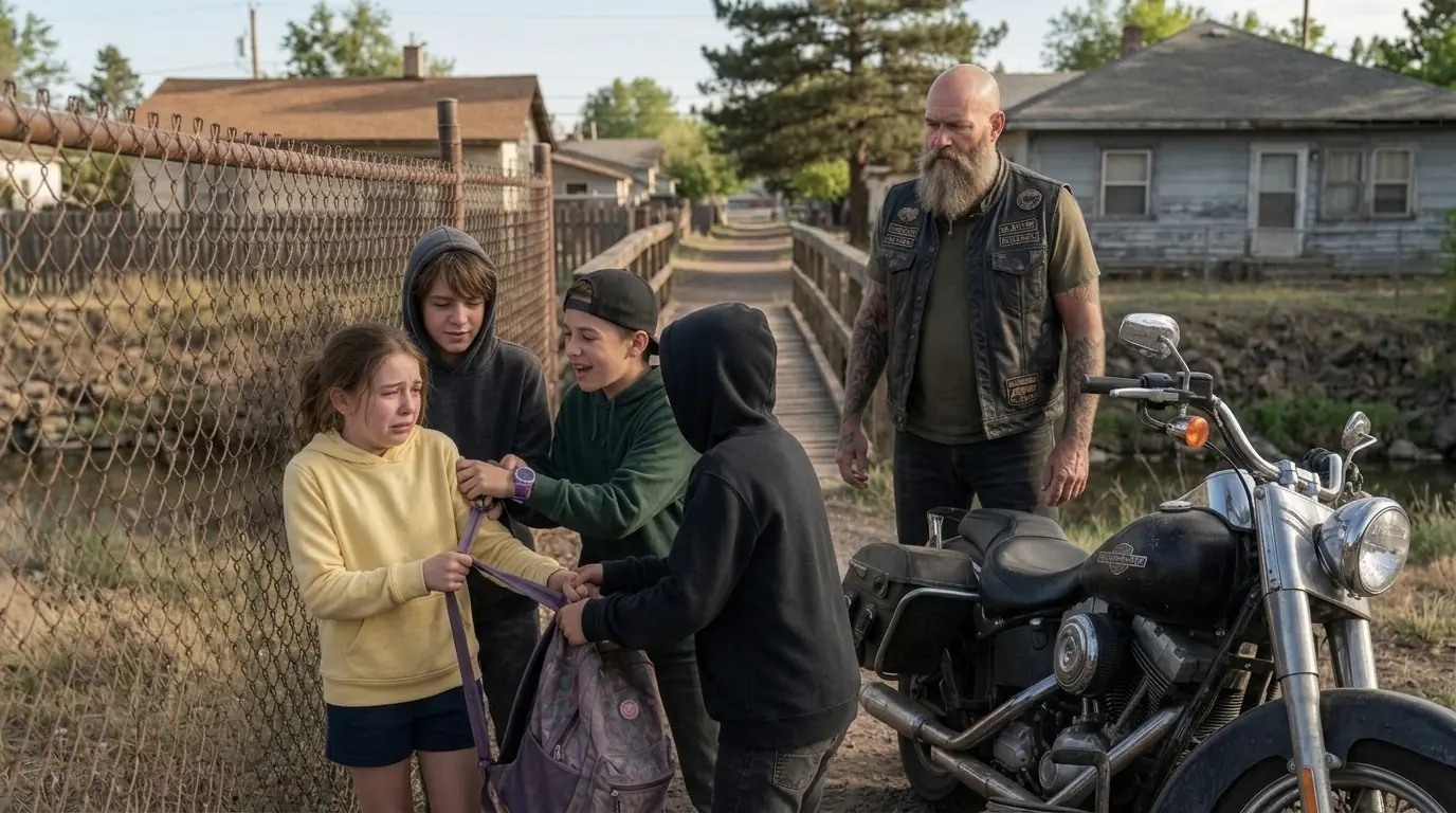 A Biker Stood Between My Daughter And Three Boys — Then I Learned Why He Never Asked For Thanks