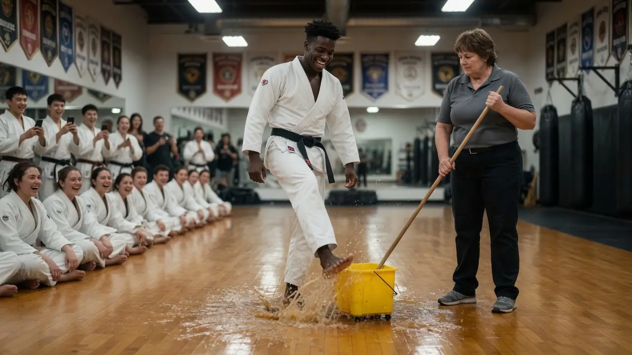 A Black Belt Picked on the Dojo Janitor, Then a Stranger Walked In and Said Two Words