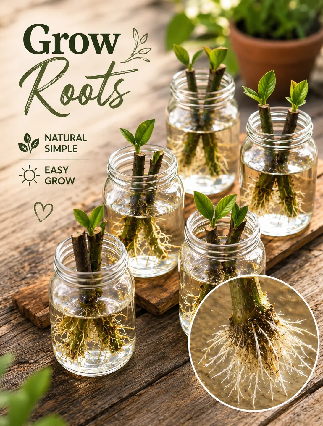 How to Grow Root Cuttings Naturally (With Simple Homemade Rooting Helpers)
