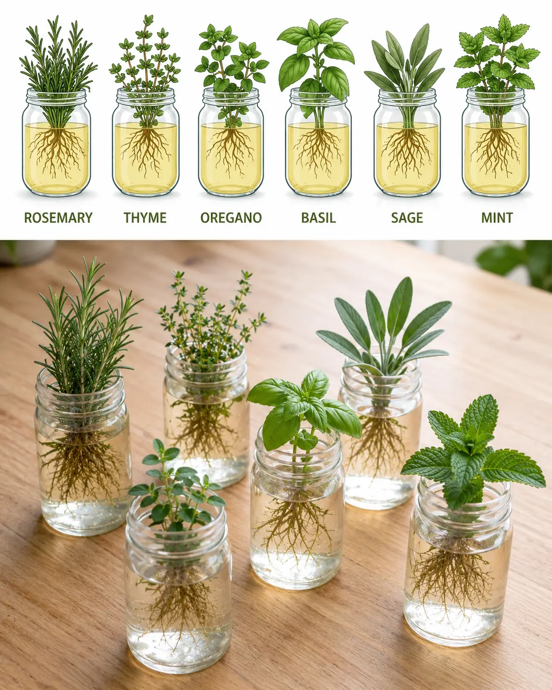 13 Most Popular Herbs Grown in Water at Home (USA)