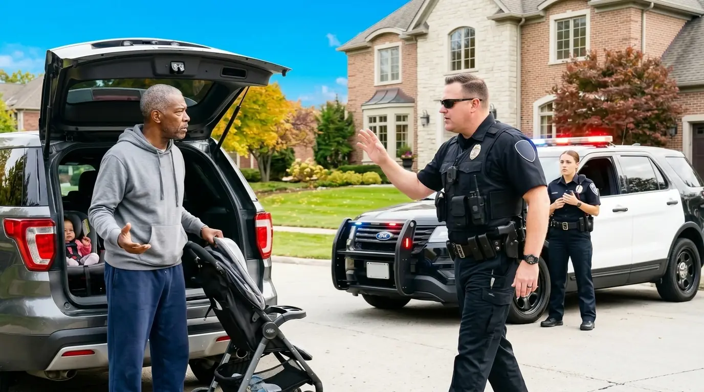 Officer Stops Black Man Loading Stroller Into Car — He’s a Family Court Judge