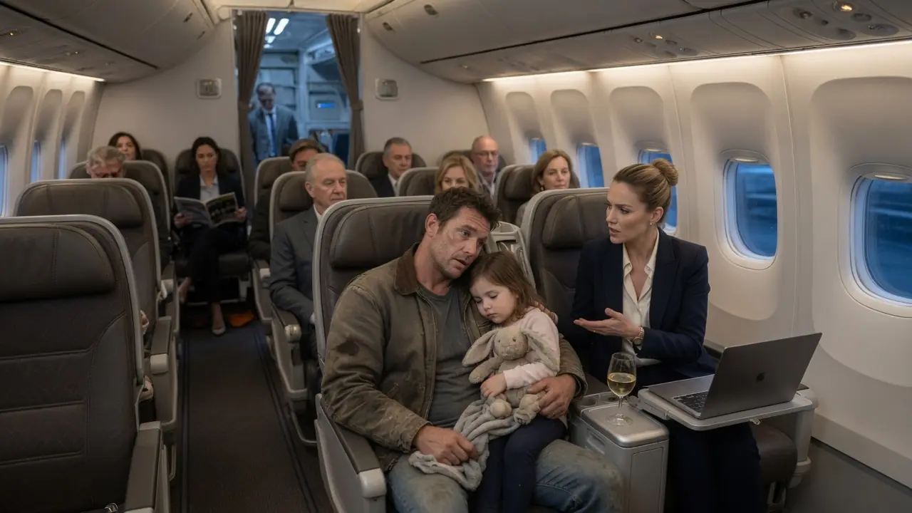 The CEO Looked Down on a Single Dad — Until a Mid Air Emergency Changed Everything