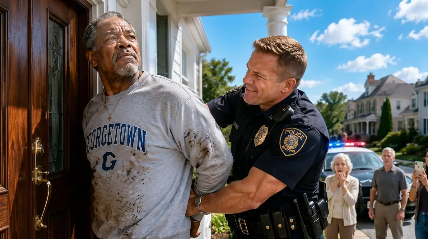 Cop Han-dcuffs Black Man Sitting on His Porch — 5 Minutes Later, He Regretted It