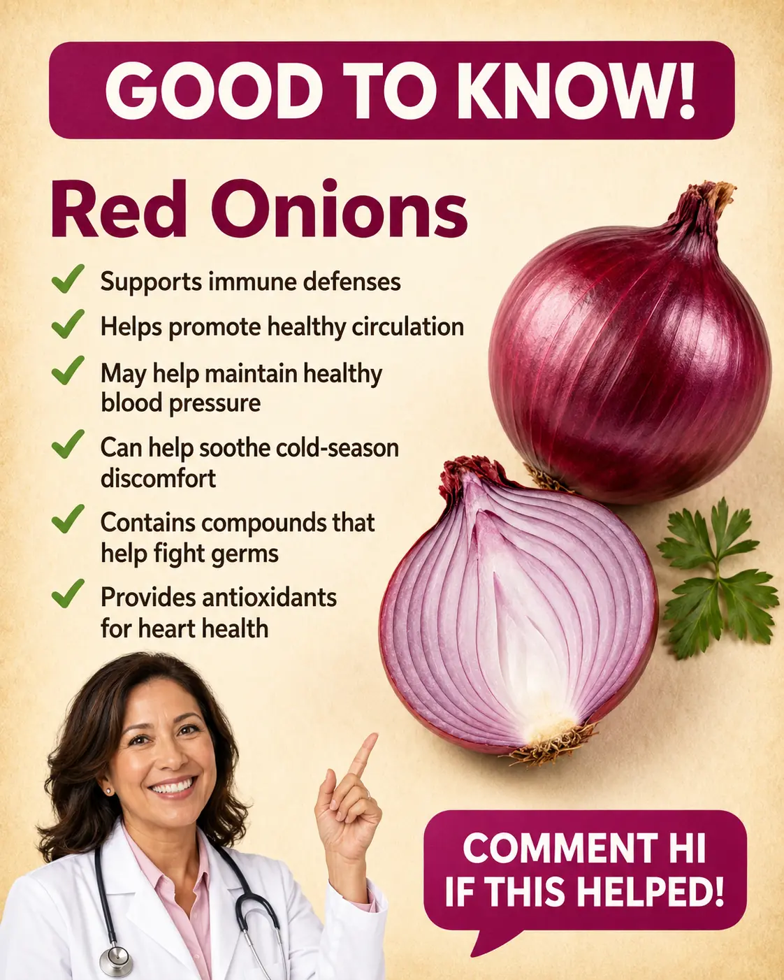 Health Benefits of Red Onion