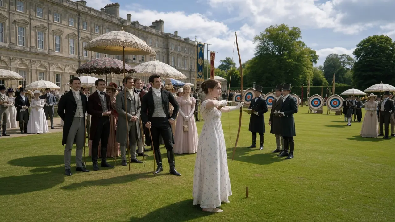 The Duke Laughed At Her Simple Dress — Then She Won The Archery Tournament In One Shot