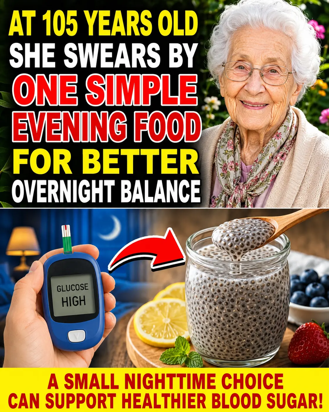 The Evening Foods That May Help Support Healthier Morning Blood Sugar After 45
