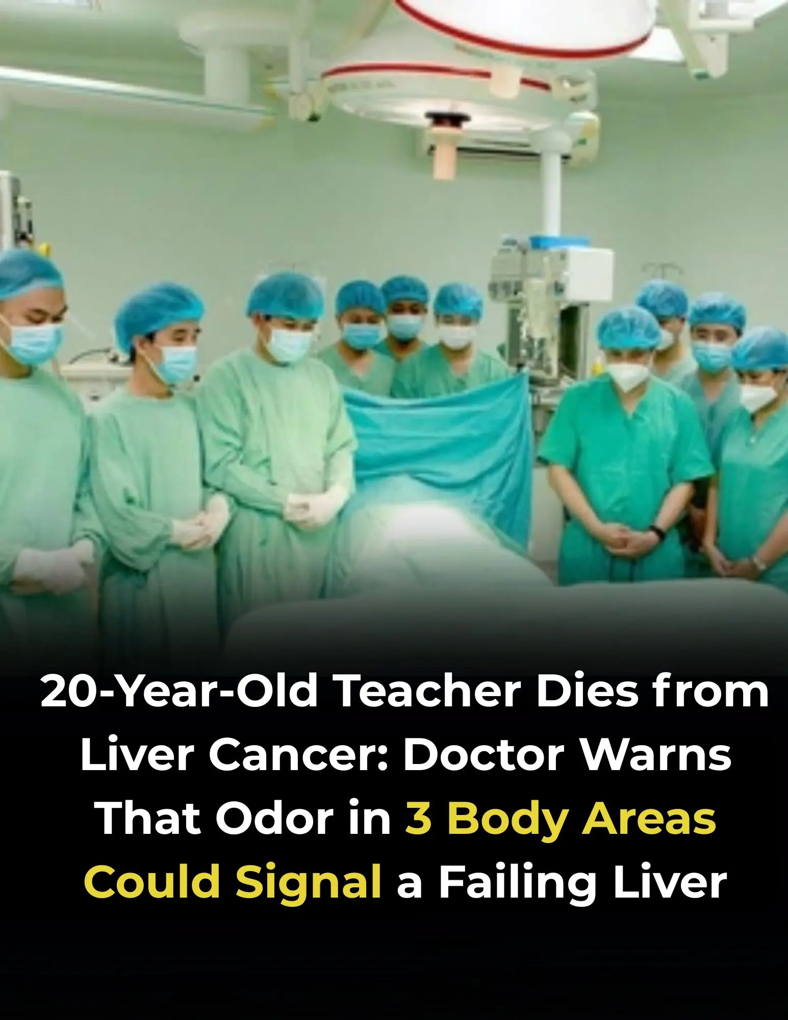 20-Year-Old Teacher Dies from Liver Can:cer