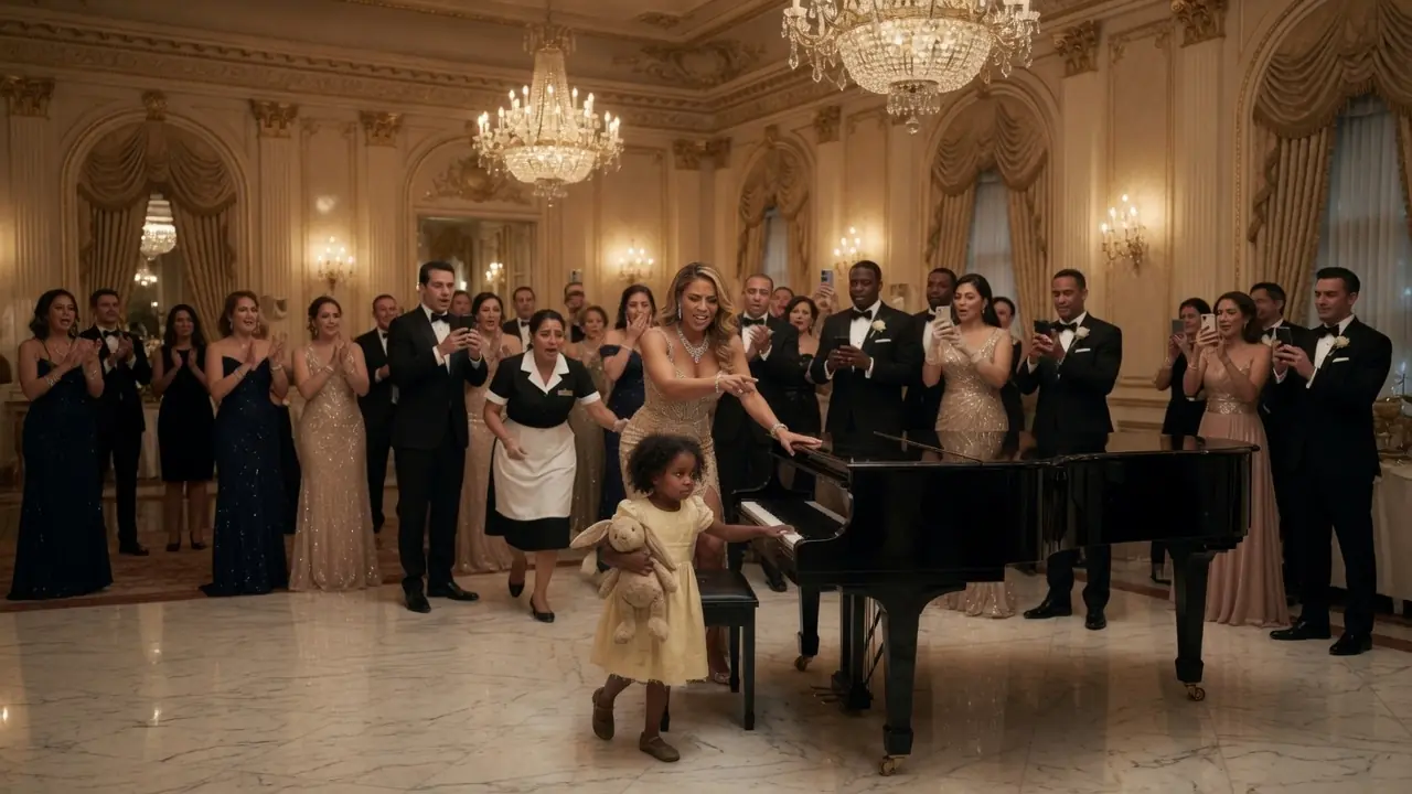 "Dirty Hands!" the Billionaire's Fiancée Pushed the Maid's Toddler Off the Piano — She Never Saw His