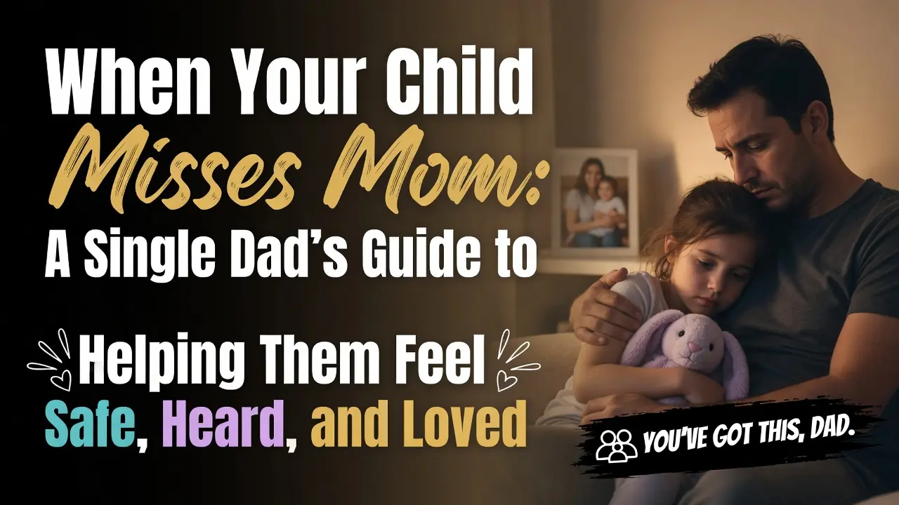 When Your Child Misses Mom: A Single Dad’s Guide to Helping Them Feel Safe, Heard, and Loved