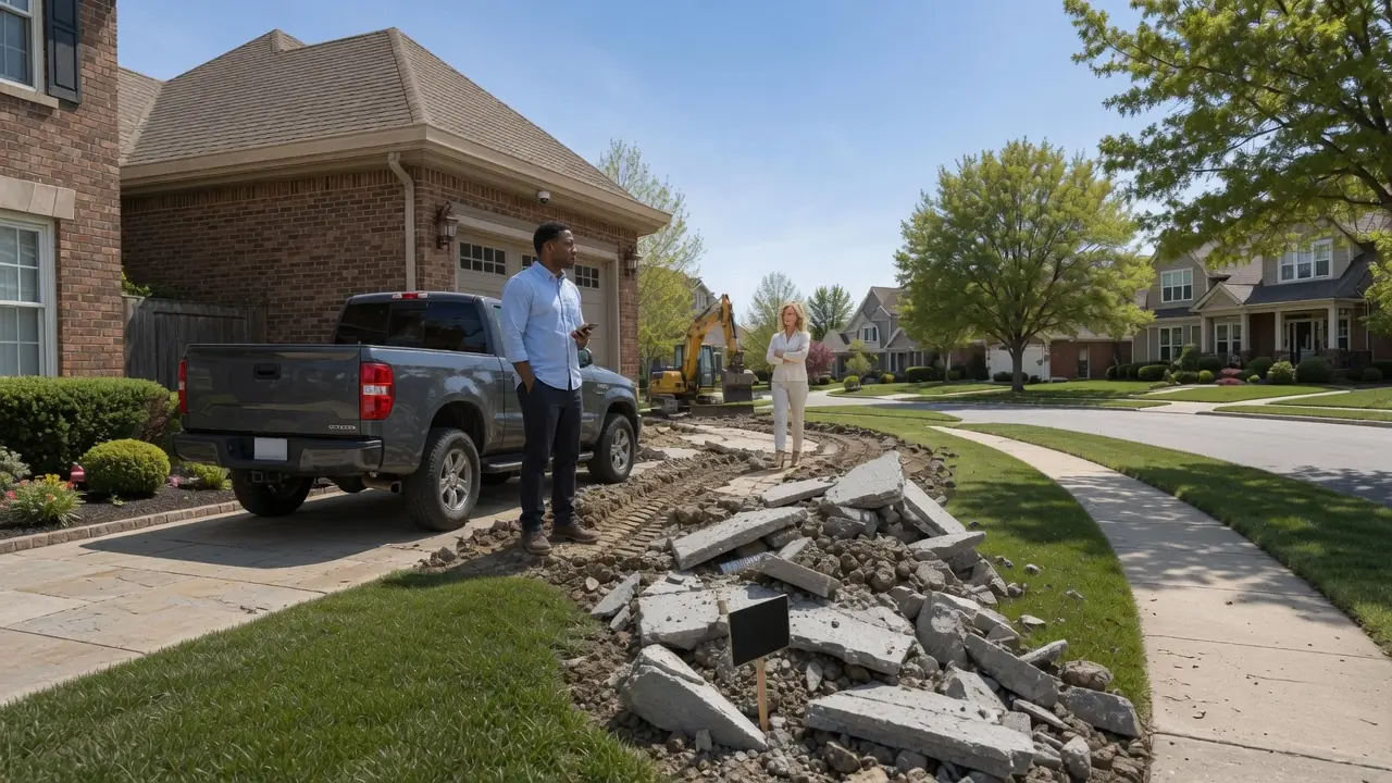 HOA Cut Open My Driveway While I Was Away — Then the County Asked for Their Permit!