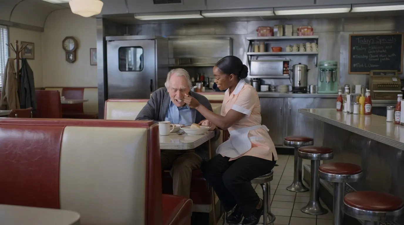 A Waitress Fed a Weak Old Man Daily — One Evening, The Ambulance Arrived