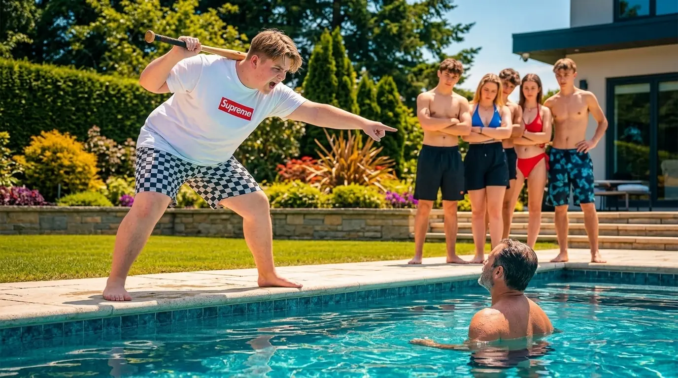 HOA Karen’s Spoiled Son Ordered Me to Leave My Own Pool — Not Knowing I Would Change His Life
