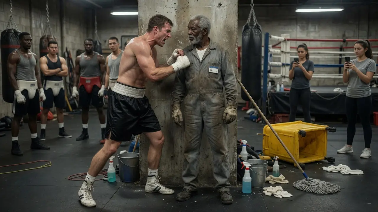 A Young Boxing Champion Laughed at an Elderly Janitor — Then Bet He Couldn't Avoid a Single Punch