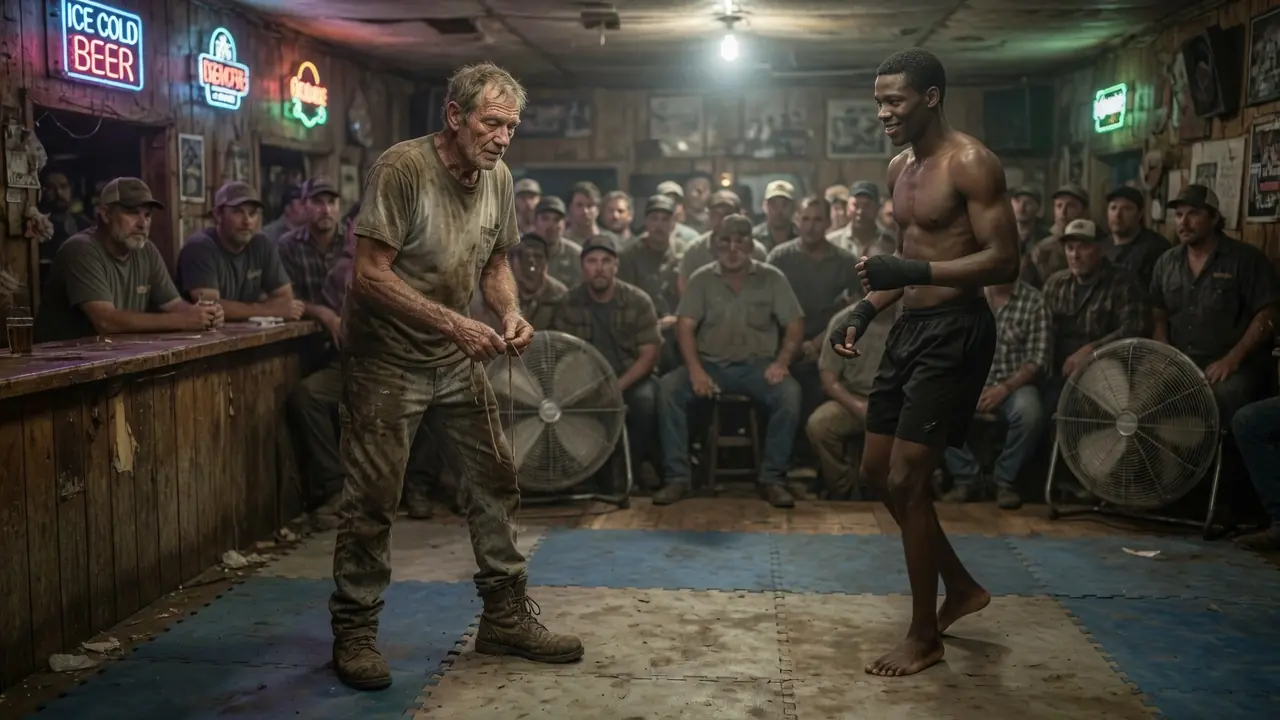 A Cocky Boxer Mocked an Old Janitor and Offered One Free Punch — Then Nobody Was Laughing