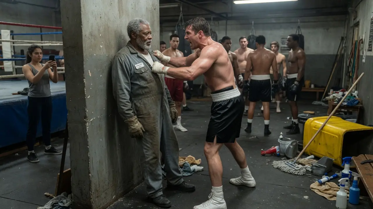 A Young Boxer Humiliated an Elderly Janitor — Then Dared Him to Dodge Just One Punch