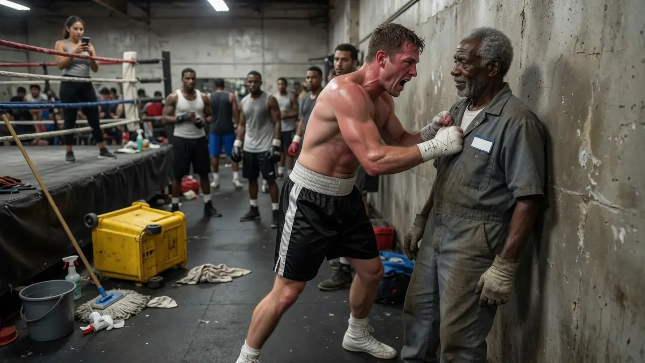 A Cocky Young Boxer Picked on an Elderly Janitor — Then Bet He Wouldn't Dodge Even One Punch