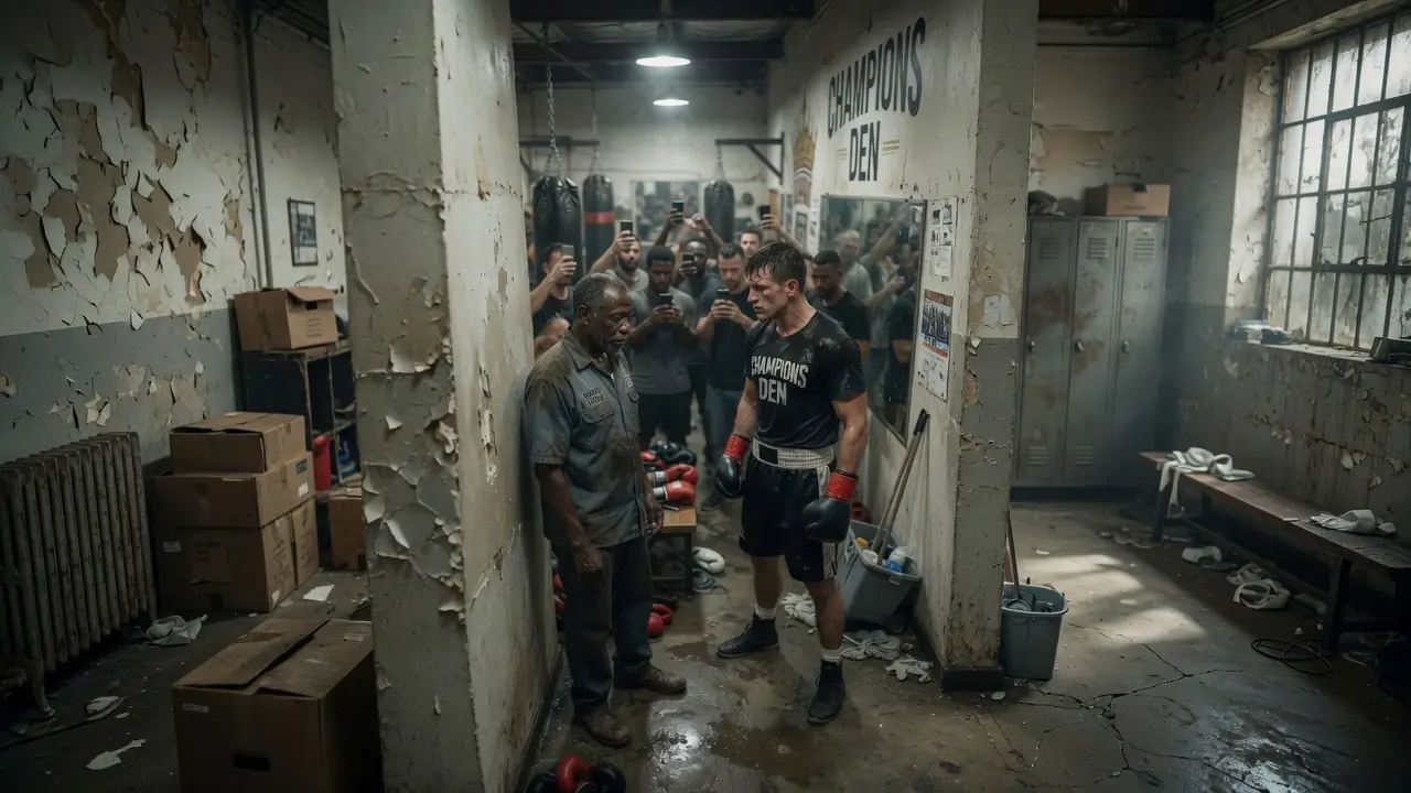 The Boxer Challenged The Janitor — Then The Old Man Took One Step