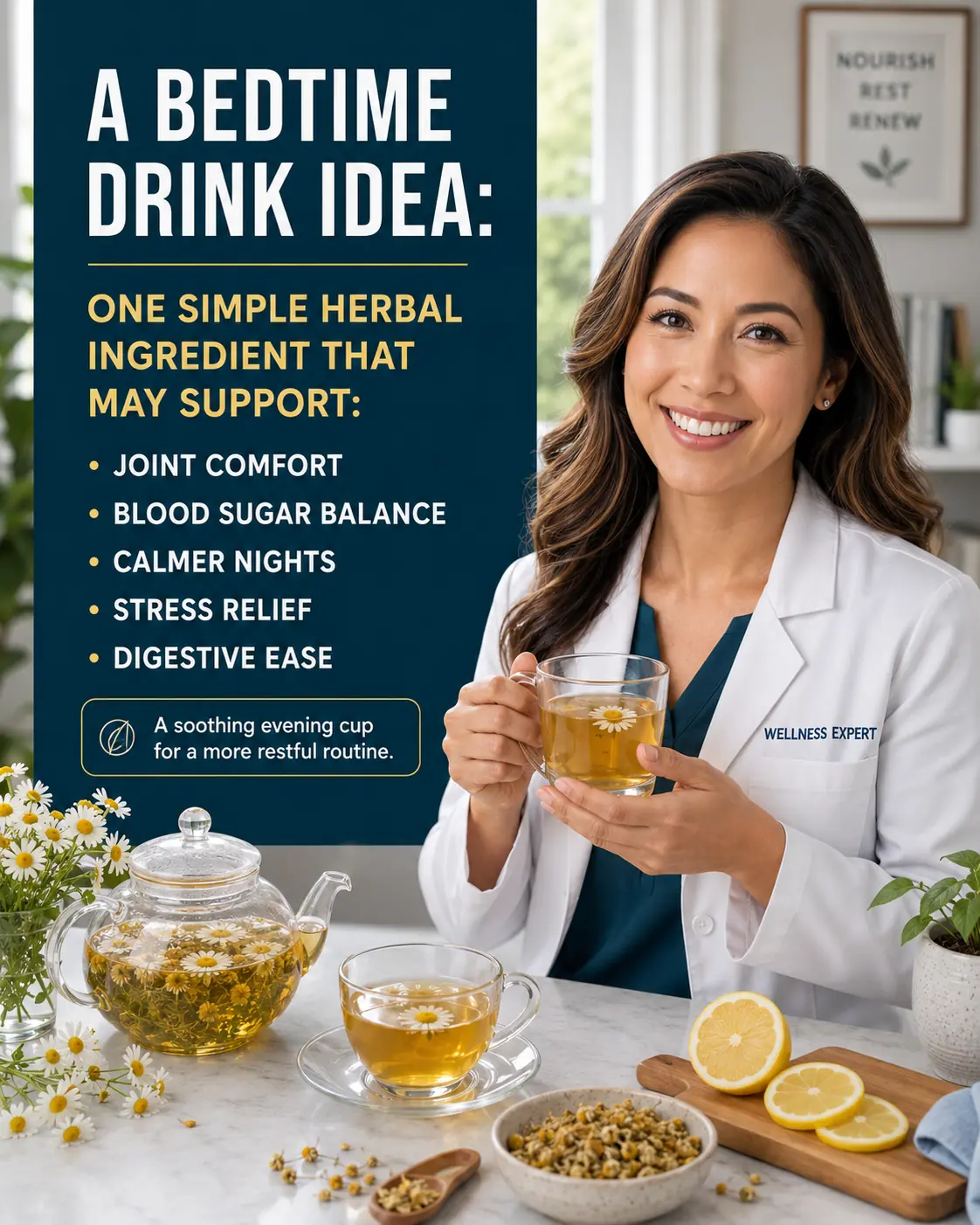 🌙 Drink This Before Bed: A Simple One-Ingredient Habit to Support Natural Wellness