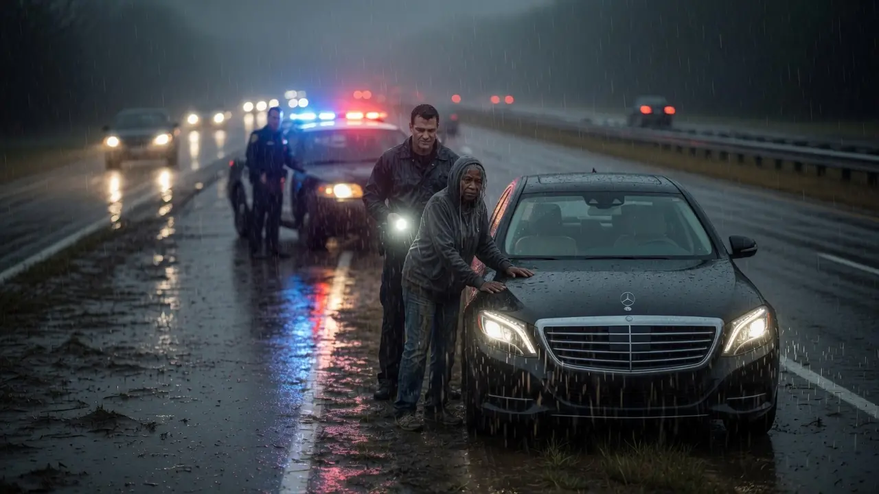 He Pulled Over The Wrong Woman In A Mercedes