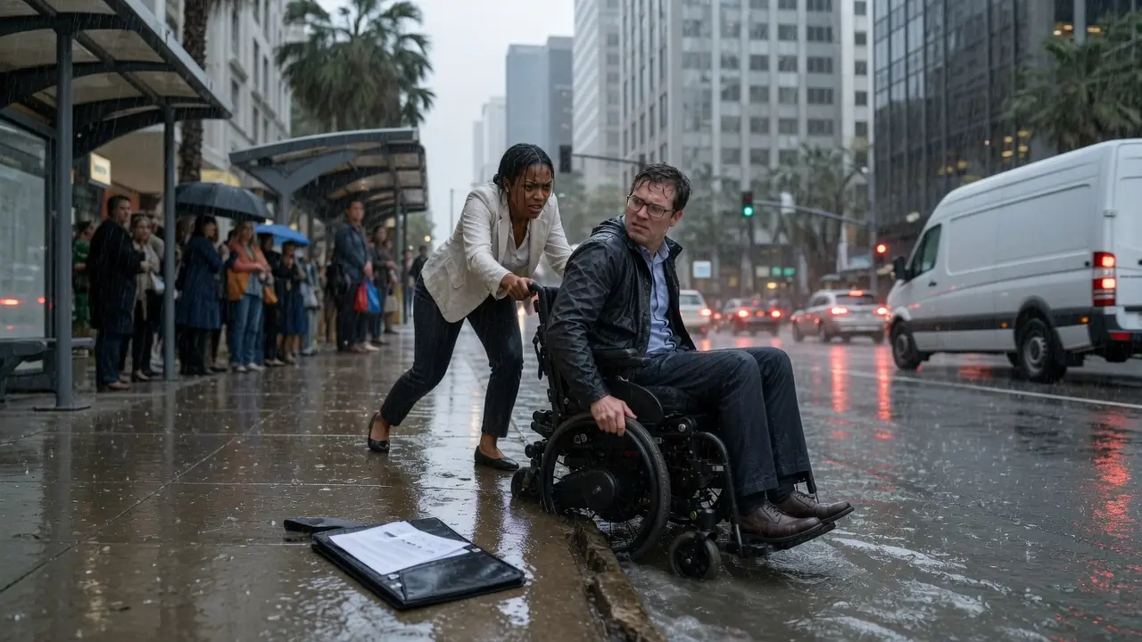 A Single Mom Rescues a Disabled Man Who’s Trapped — Unaware He’s a Billionaire
