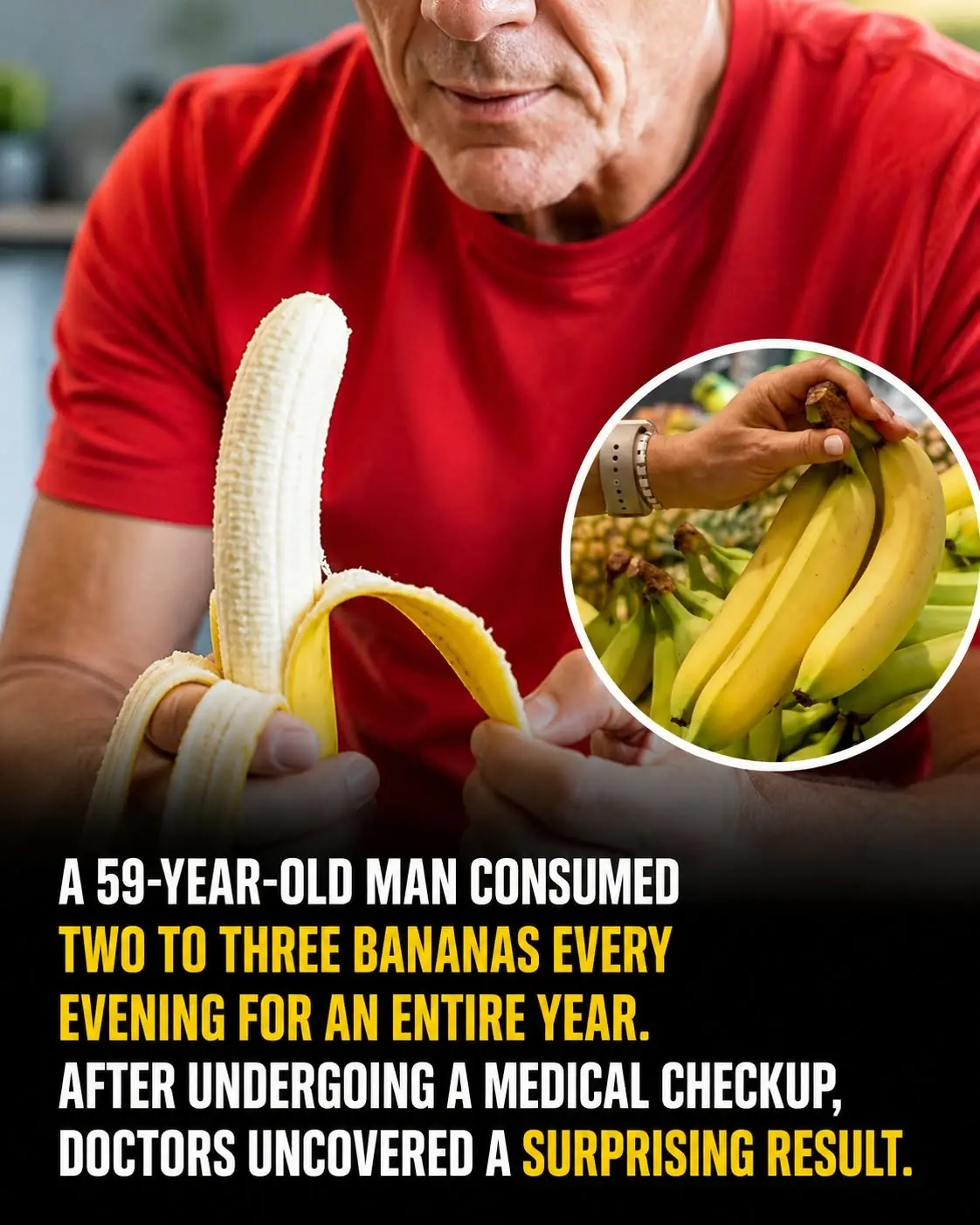 Eating 2–3 Bananas Every Night Changed This 59-Year-Old Man’s Body in Unexpected Ways