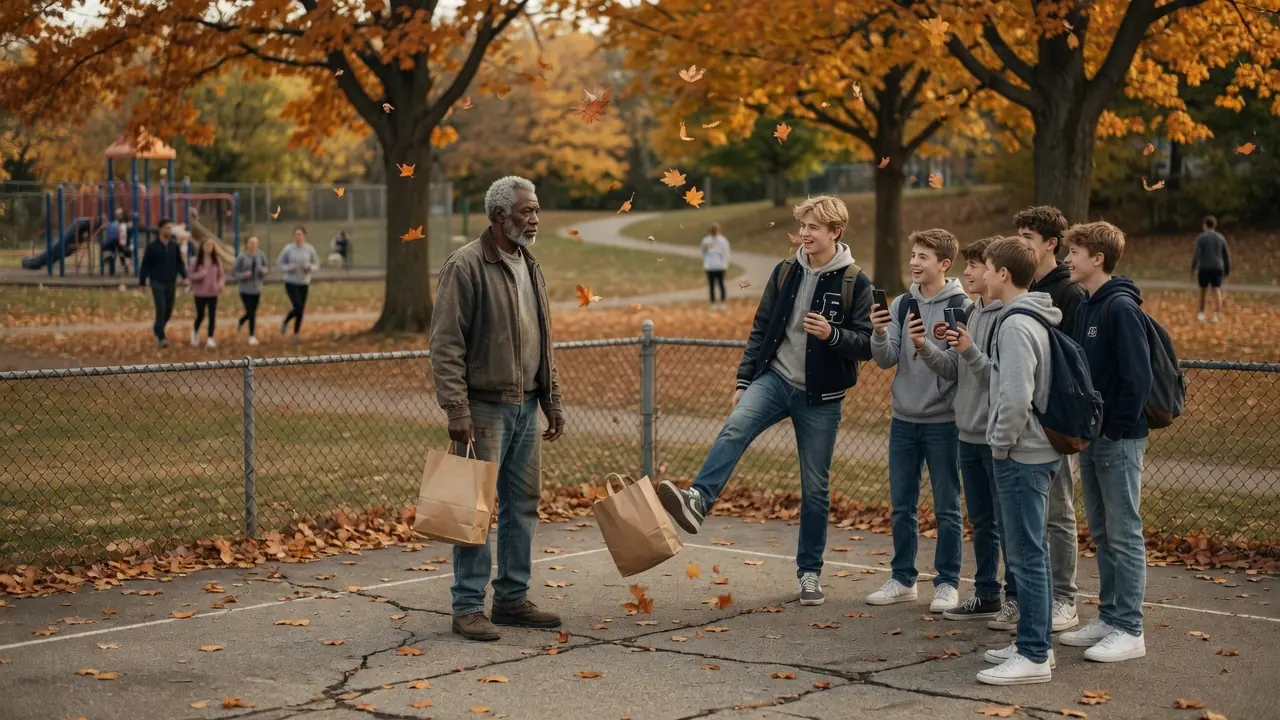 NEXT PART: Teen Bullies Tried to Intimidate a Quiet Old Man — They Had No Idea Who He Used to Be