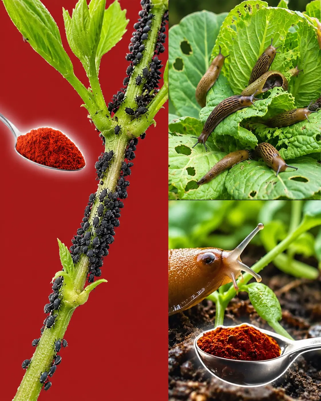 Natural Pest Control: Using Hot Red Pepper to Repel Aphids and Snails