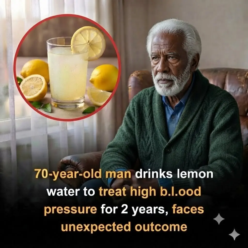 He Drank Lemon Water Every Day for Two Years to Support His Bl00d Pressure - Here's What Happened Next