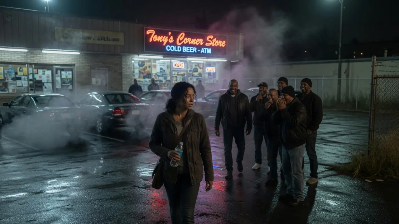 Six Men Cornered Her Outside The Store — Then She Spoke Into Her Radio