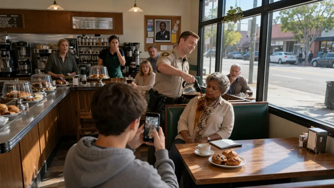 Cop pours coffee on a Quiet Black Woman — He Had No Idea Who She Raised