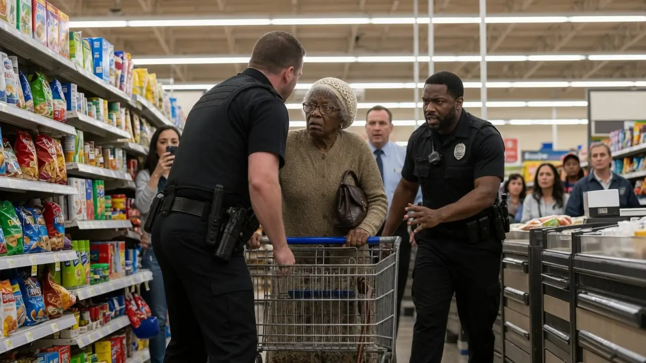 Cops Har-ass Elderly Black Woman at Grocery Store — Her Necklace Exposes Who She Really Is