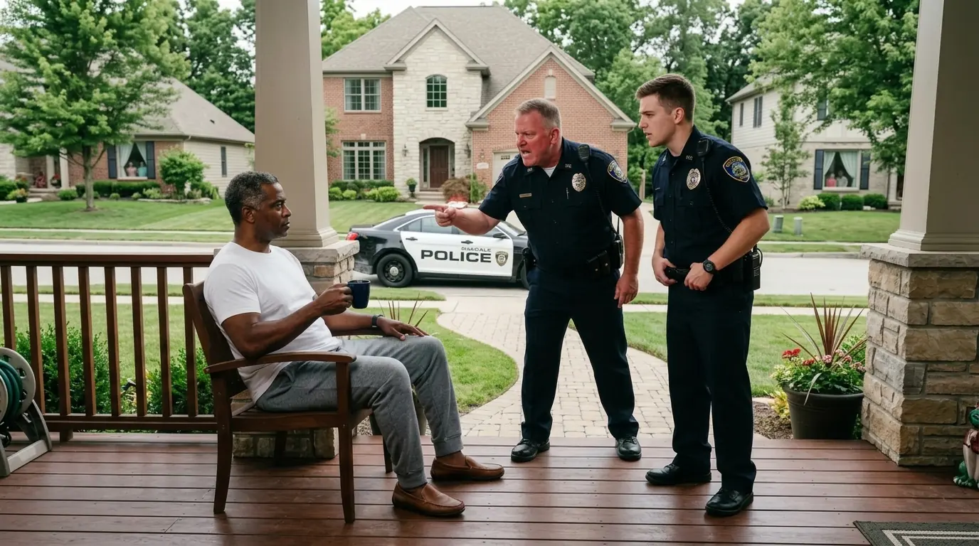 Cop Ar-rested a Man Sitting on His Own Porch — Then He Found Out Who He Was