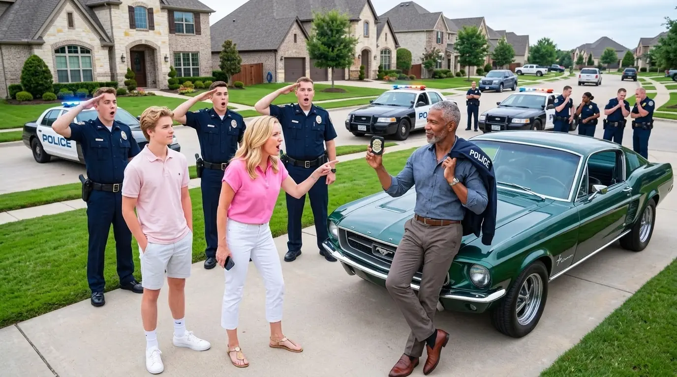 HOA Karen Sent Cops To Take My Mustang For Her Son — Then Patrol Car Arrived, They Saluted Me