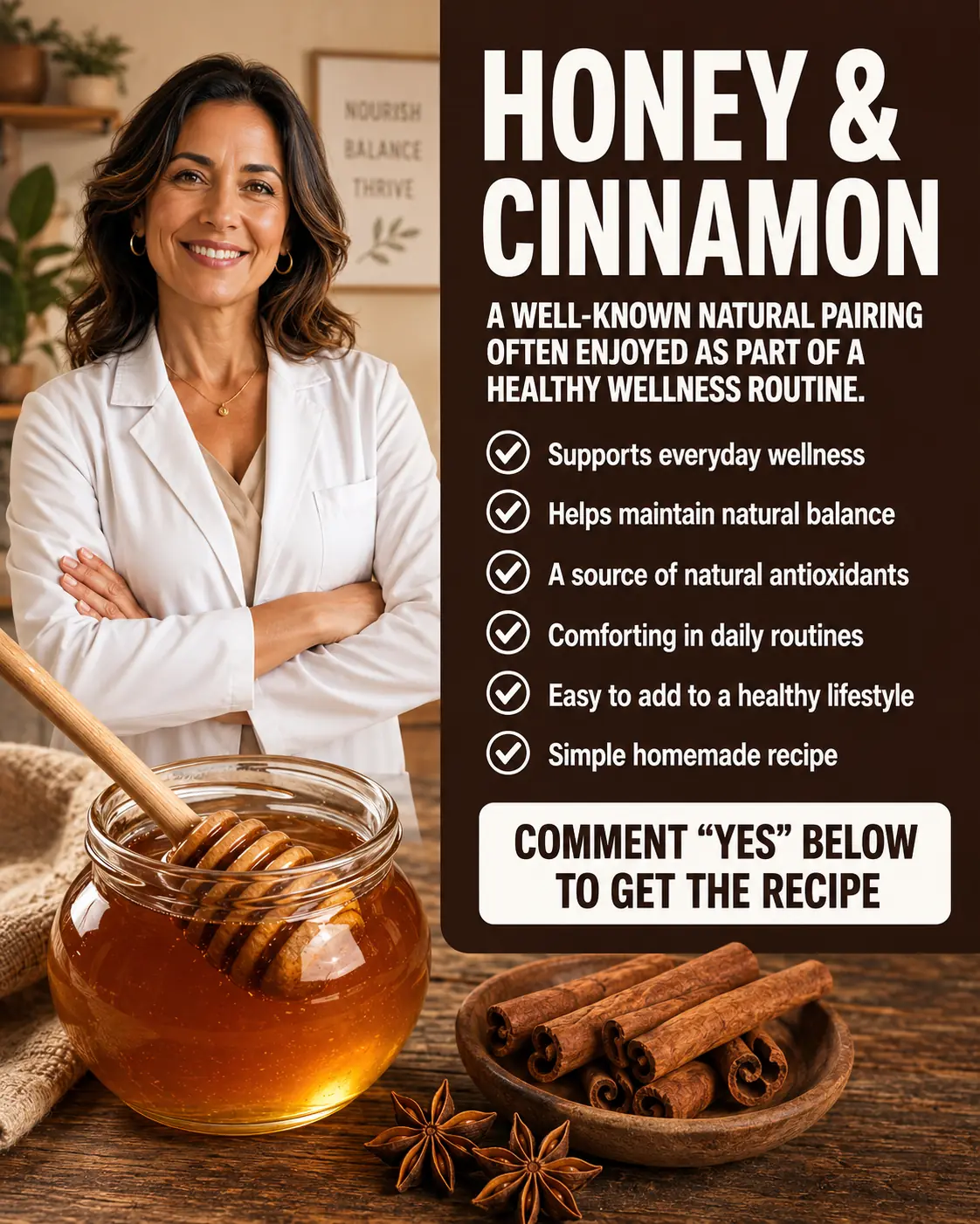 🍯🌿 Cinnamon & Honey: A Simple Natural Blend to Support Everyday Wellness