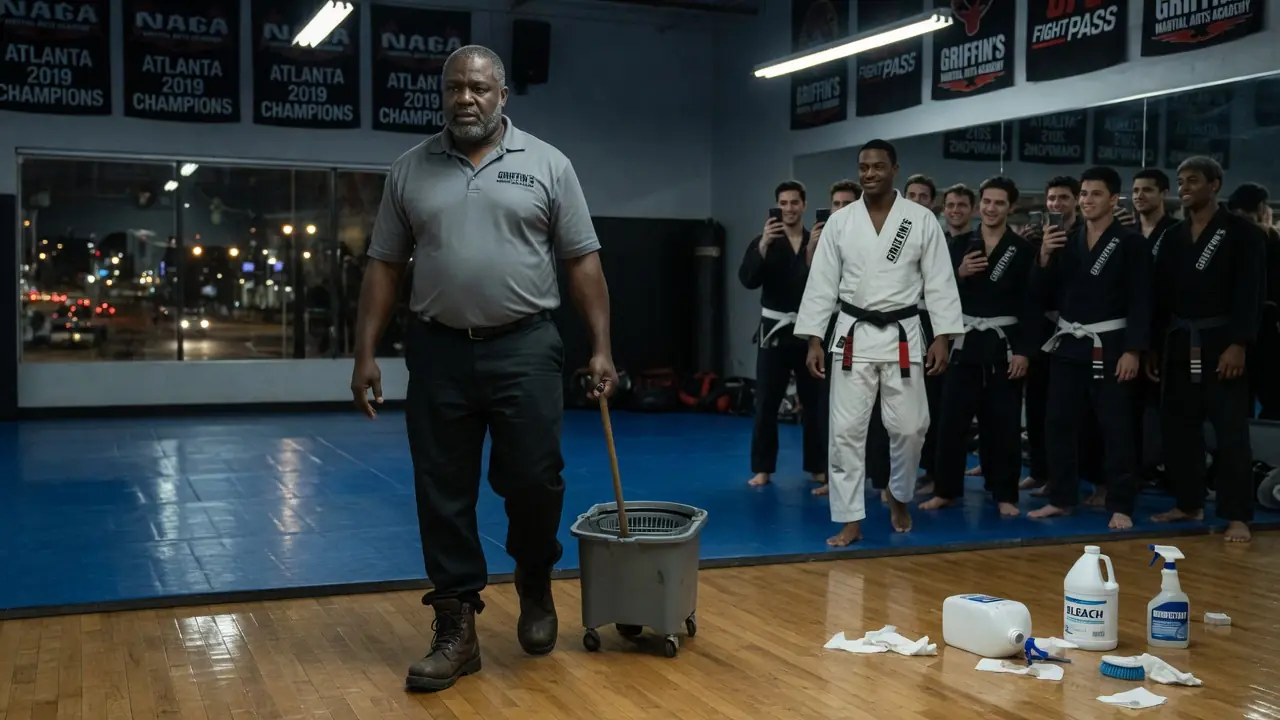 They Mocked The Quiet Janitor — Then The Black Belt Challenged The Wrong Man