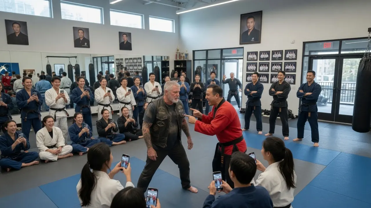You Can't Scratch Me!" Martial Arts Coach Dares a Biker—Then a Master Sees His Posture