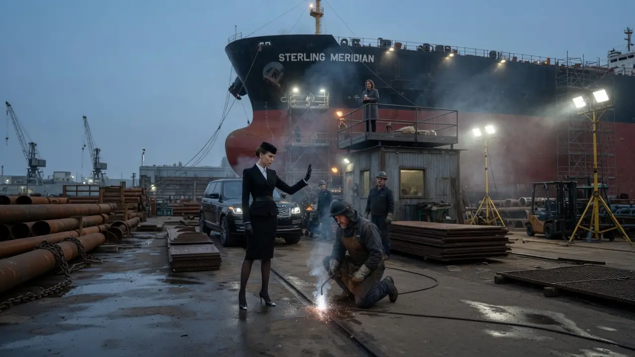 The CEO Mocked the Welder Repairing Her Billion-Dollar Ship — Until She Learned He Designed It