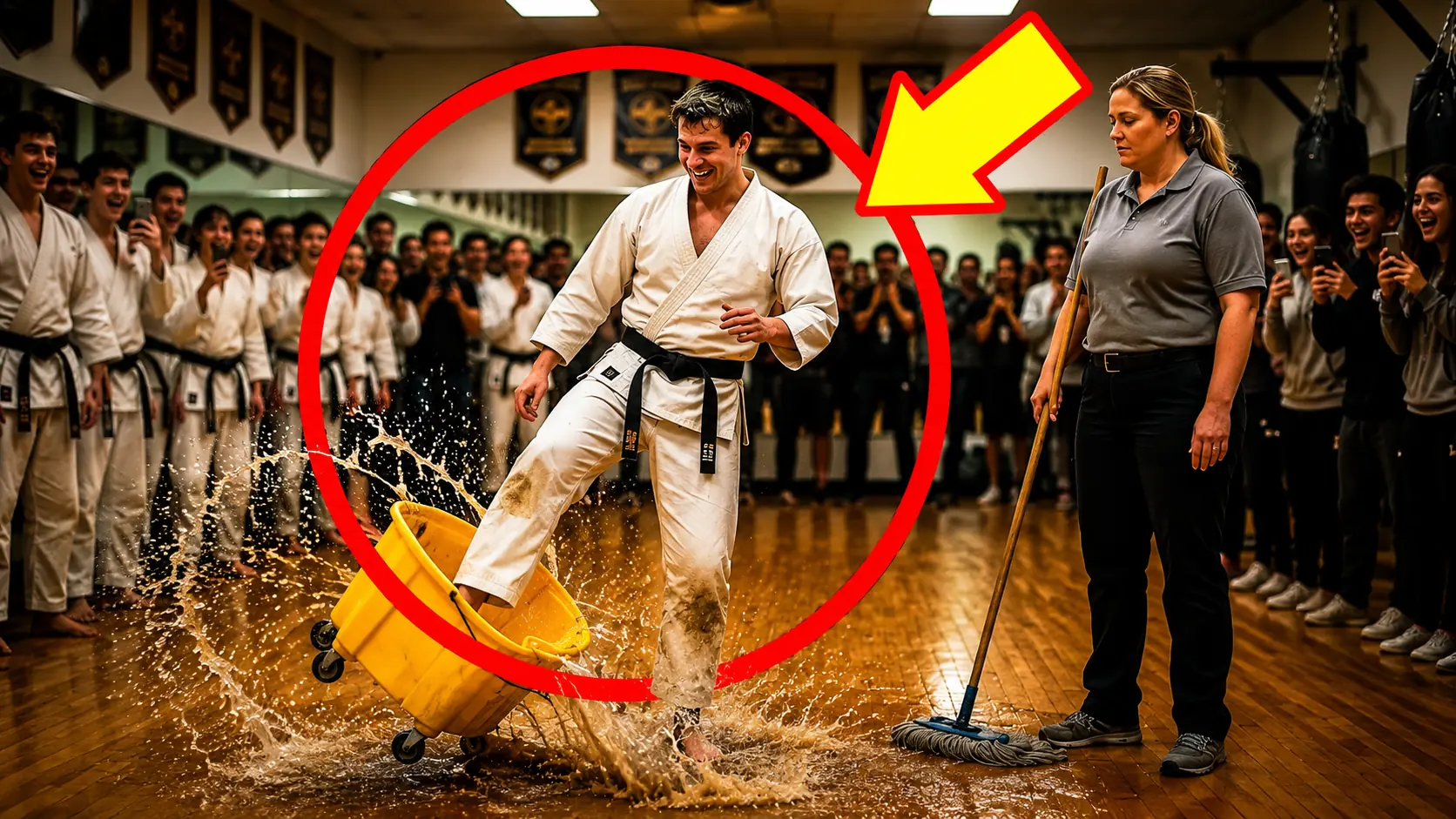 The Black Belt Humiliated the Dojo Janitor — Then a Voice From the Door Quietly Said Her Name