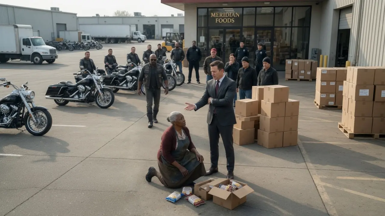 Leave Here, You Smelly Old Hag!" the CEO Shouted—Unaware Her Biker Son Was Watching