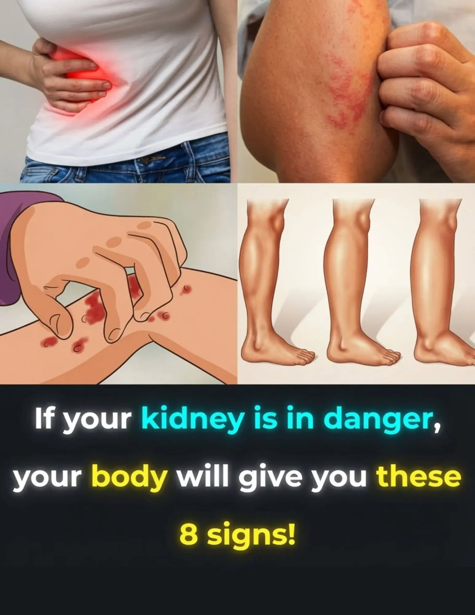 Pay Attention to These 8 Signs That May Be Linked to Kidney Health