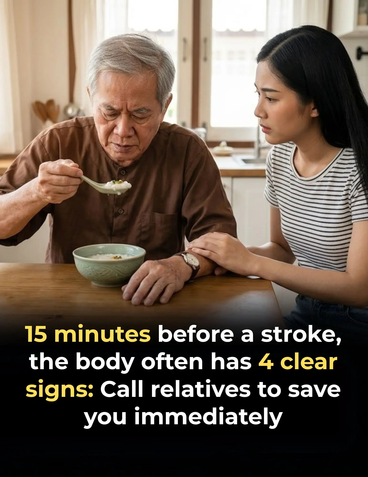 4 Clear Signs That Appear 15 Minutes Before a Stroke: Call for Immediate Help