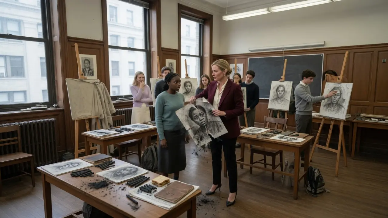 "This Trash Isn't Worth $1!＂ Art Teacher Ripped Black Girl's Sketch — Hers Sold for $2 Million L