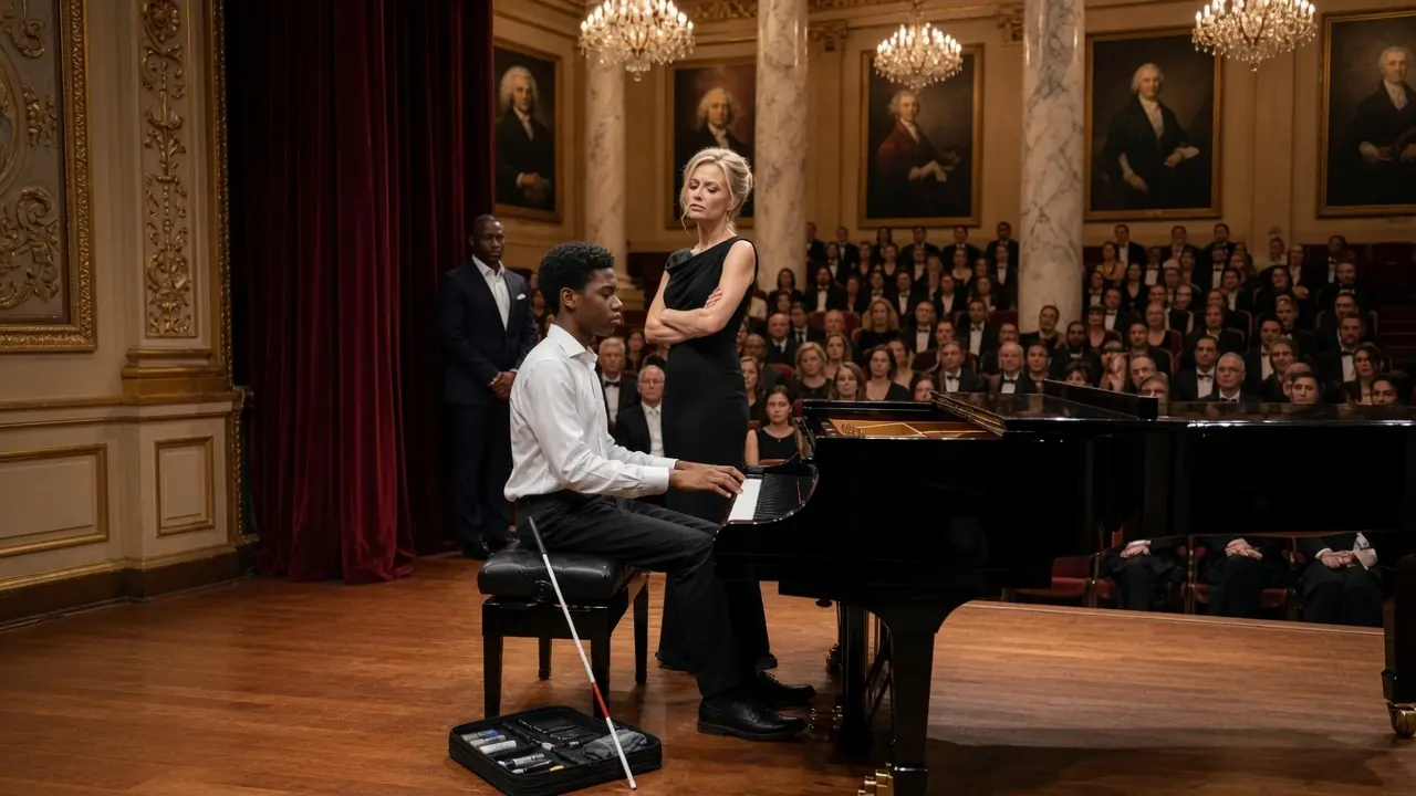 Pianist Tells Blind Black Boy ‘You’ll Never Be Able to Play’ — Then He Showed Her The Real Talent