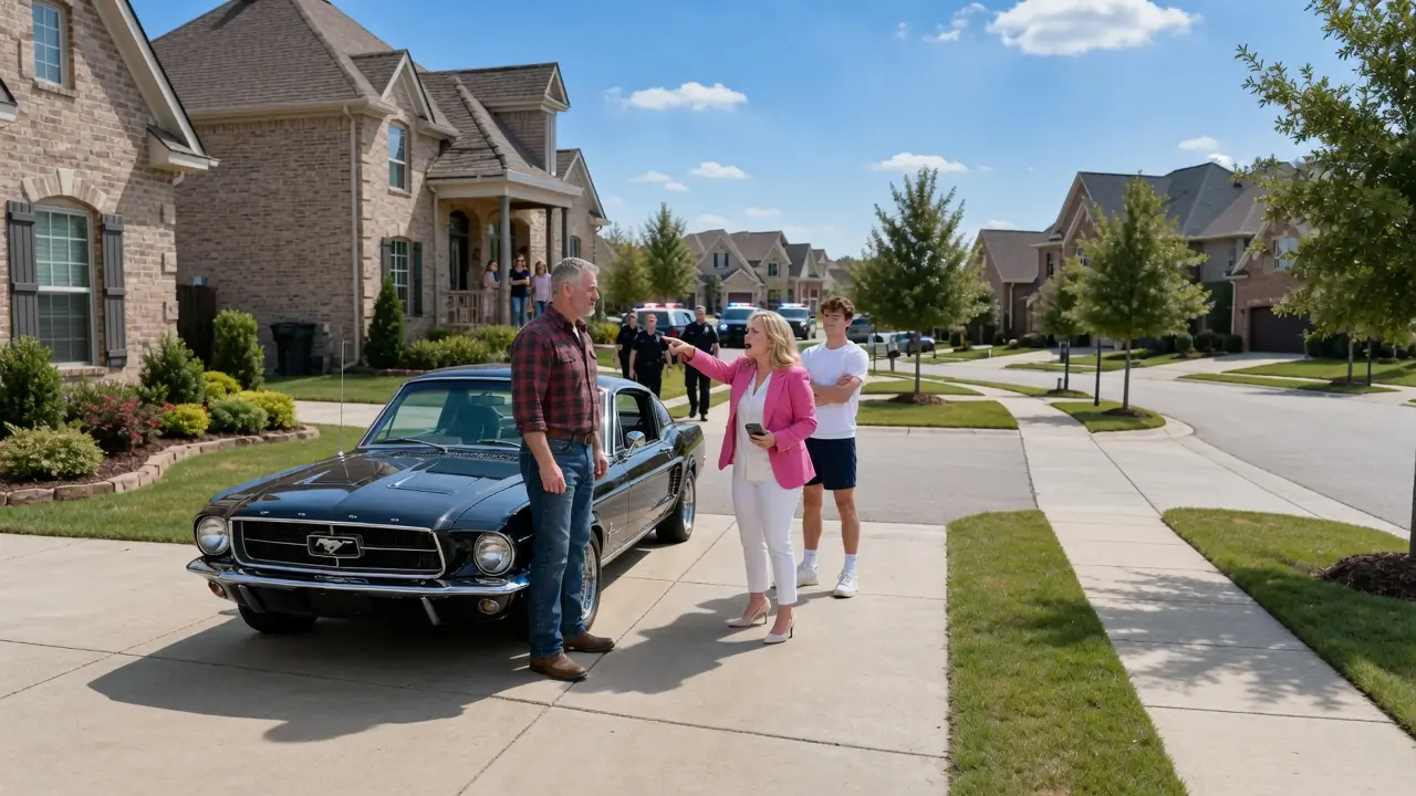 HOA Karen Called Cops On Me When Her Son Demanded My Mustang — She Didn't Know I'm The Police Chief