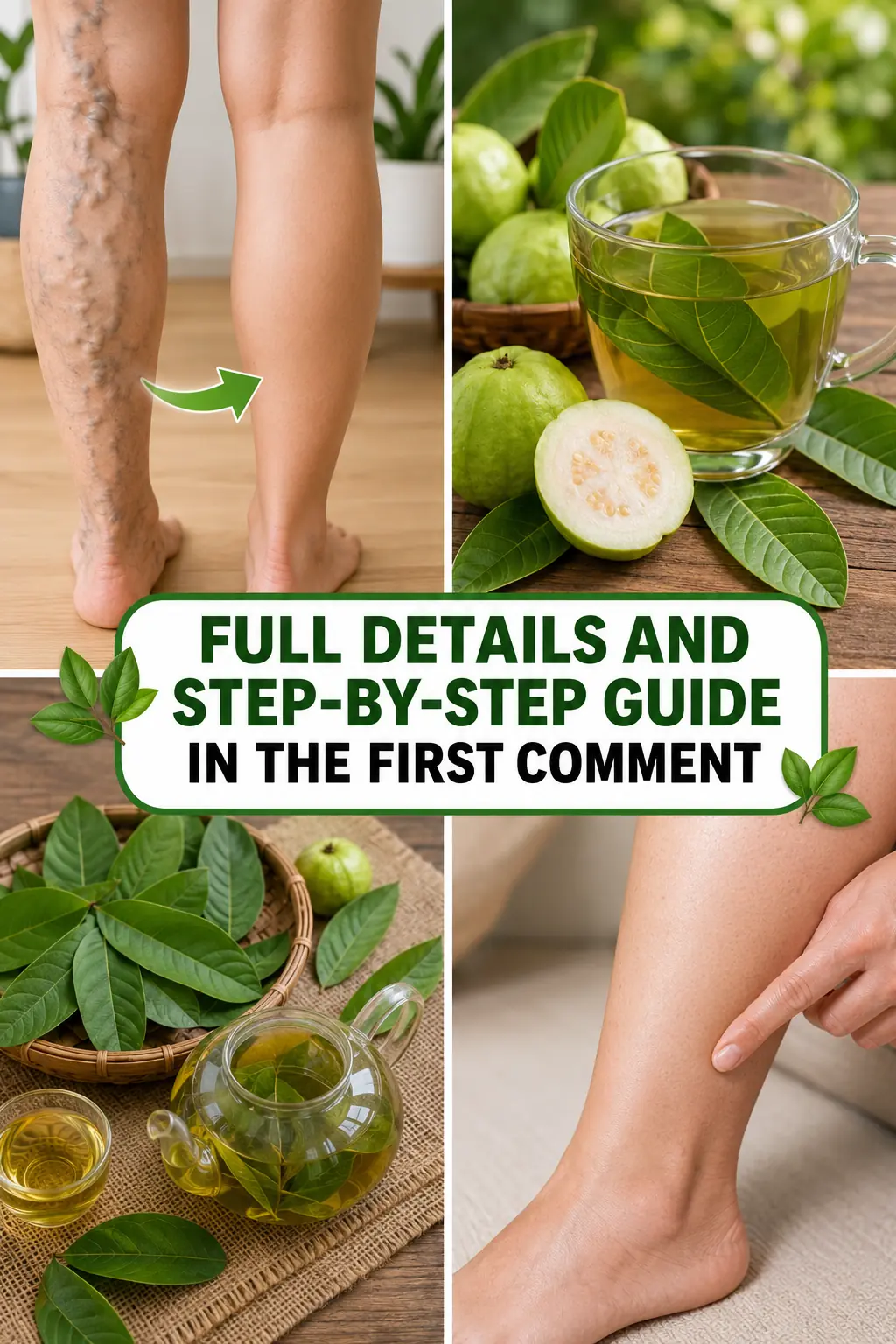 🌿 The Green Leaf That May Help Support Overnight Ankle Comfort Naturally