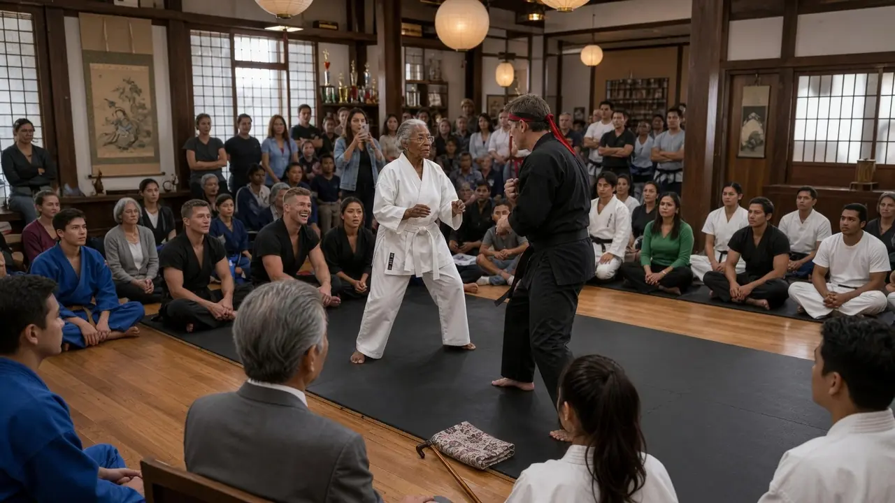 An Elderly Woman Was Ridiculed at Karate Class — Unaware She Was Karate Black Belt