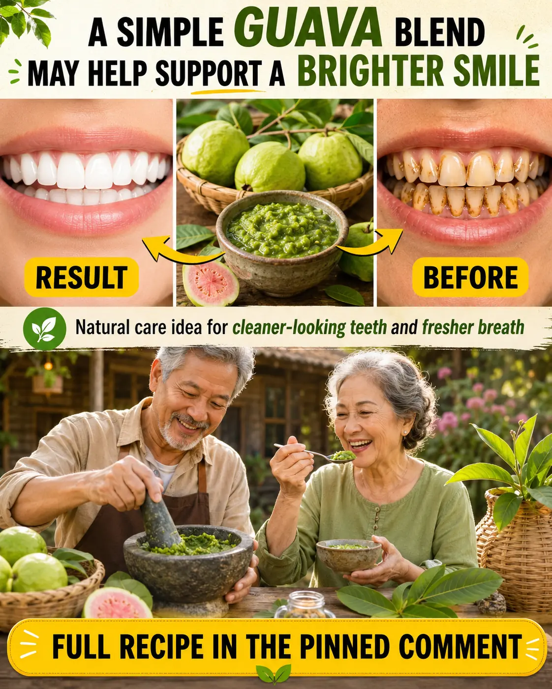 Discover Nature’s Secret: 3 Powerful Guava Leaf Remedies to Support Oral Health and Help Protect Your Smile 🍃🦷