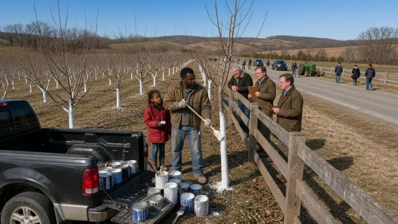 They Mocked a Black Single Dad for Painting Peach Trees White — Then Harvest Proved He Was Right